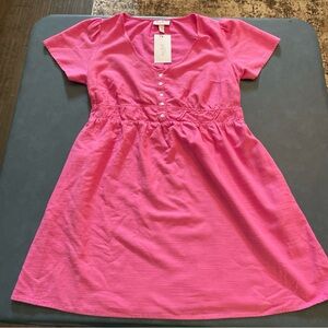 Isabel Maternity Size medium pink dress NEW WITH TAGS
